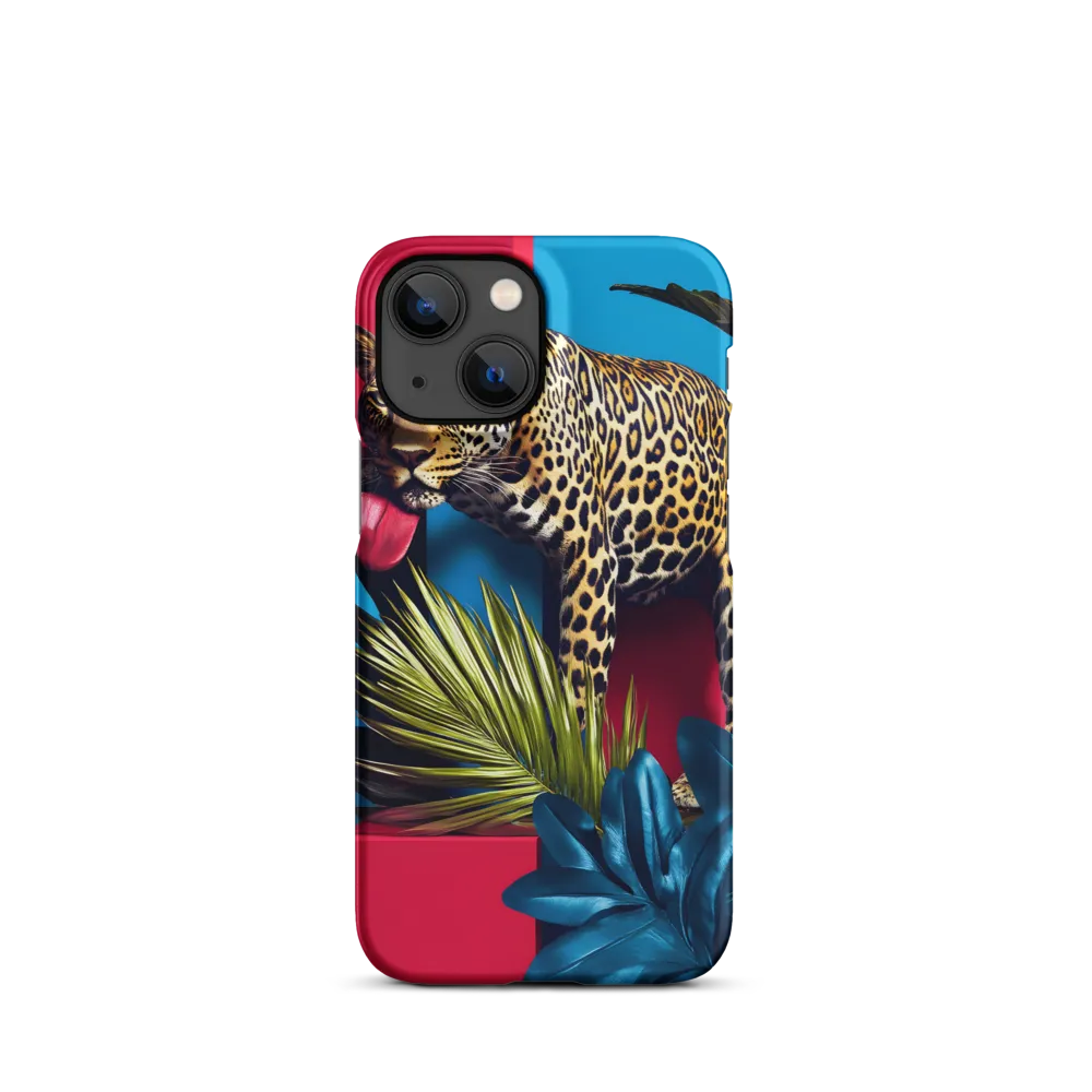 Playful Leopard in Vibrant Paradise