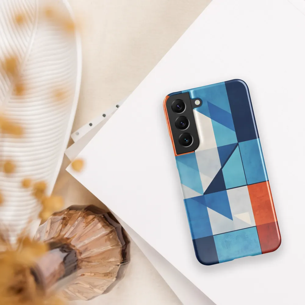 Geometric Harmony in Color | Phone Case |  S22 | Snap Case | Glossy