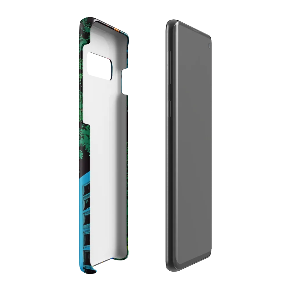 Urban Pulse: A Colorful Intersection | Phone Case |  S10 Plus | Snap Case | Glossy