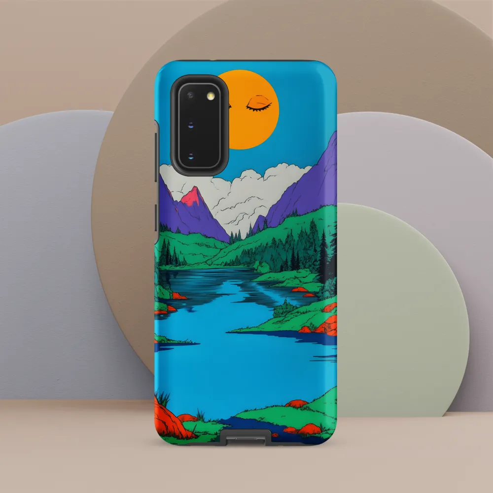 Whimsical Serenity in Vibrant Colors
