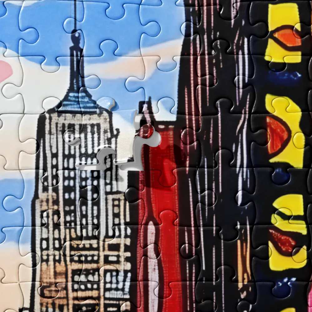 Reflections of a Vibrant City | Jigsaw Puzzle | 252 pieces