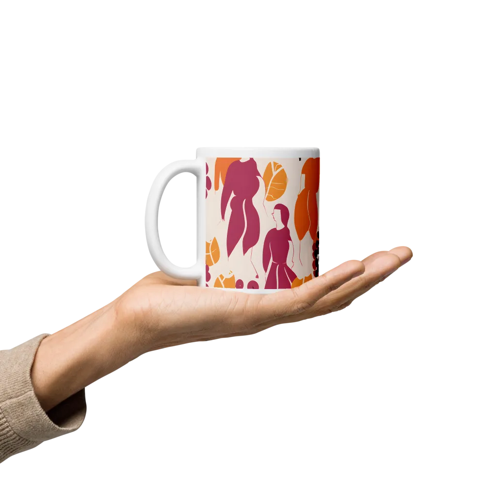 Fashion and Flora: An Abstract Dance | Mugs | Multiple Sizes & Colors