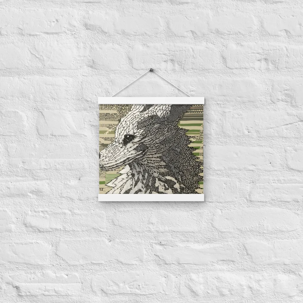 Reflections of the Forest | Poster With White Wood Hanger | 12″×12″