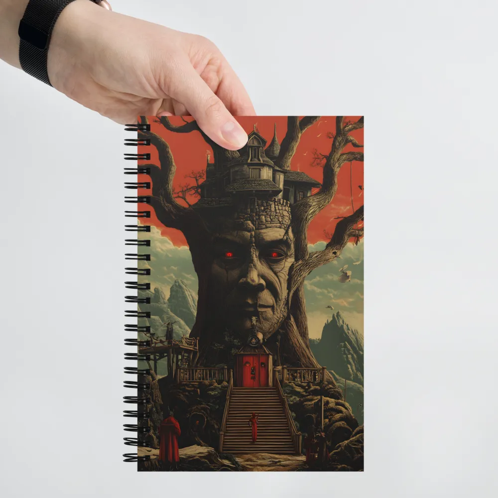 The Enigmatic Guardian of the Grove | Spiral Notebook