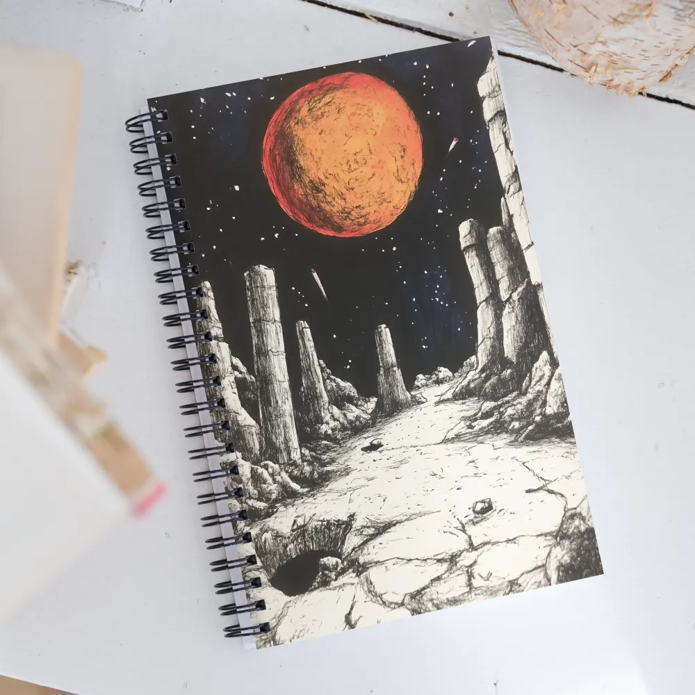 Celestial Desolation | Spiral Notebook