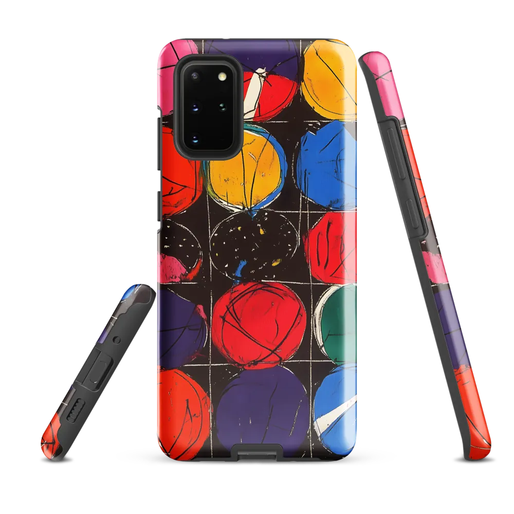 Colorful Circles in Abstract Harmony