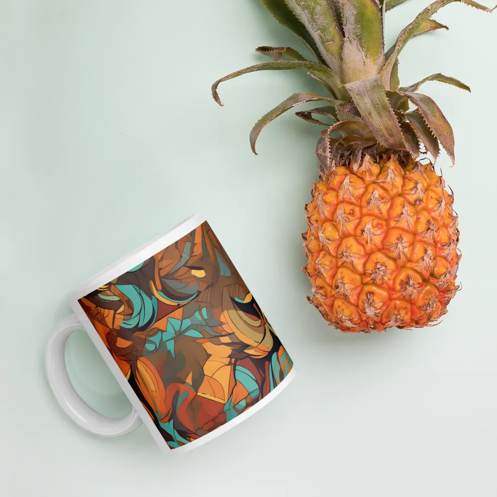 Fierce Royalty: A Geometric Exploration of Lions | Mugs | Multiple Sizes & Colors