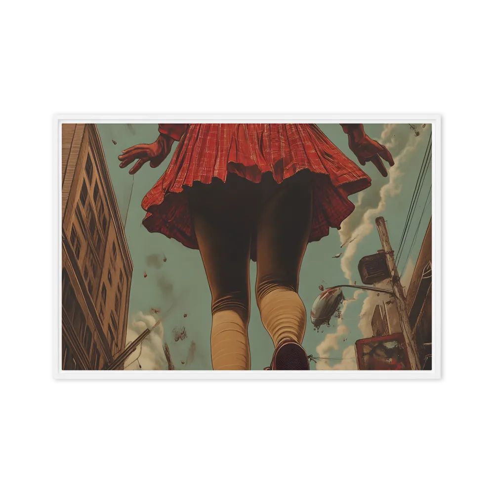 Flight of the Urban Dreamer | Canvas with White Frame | 20″×30″
