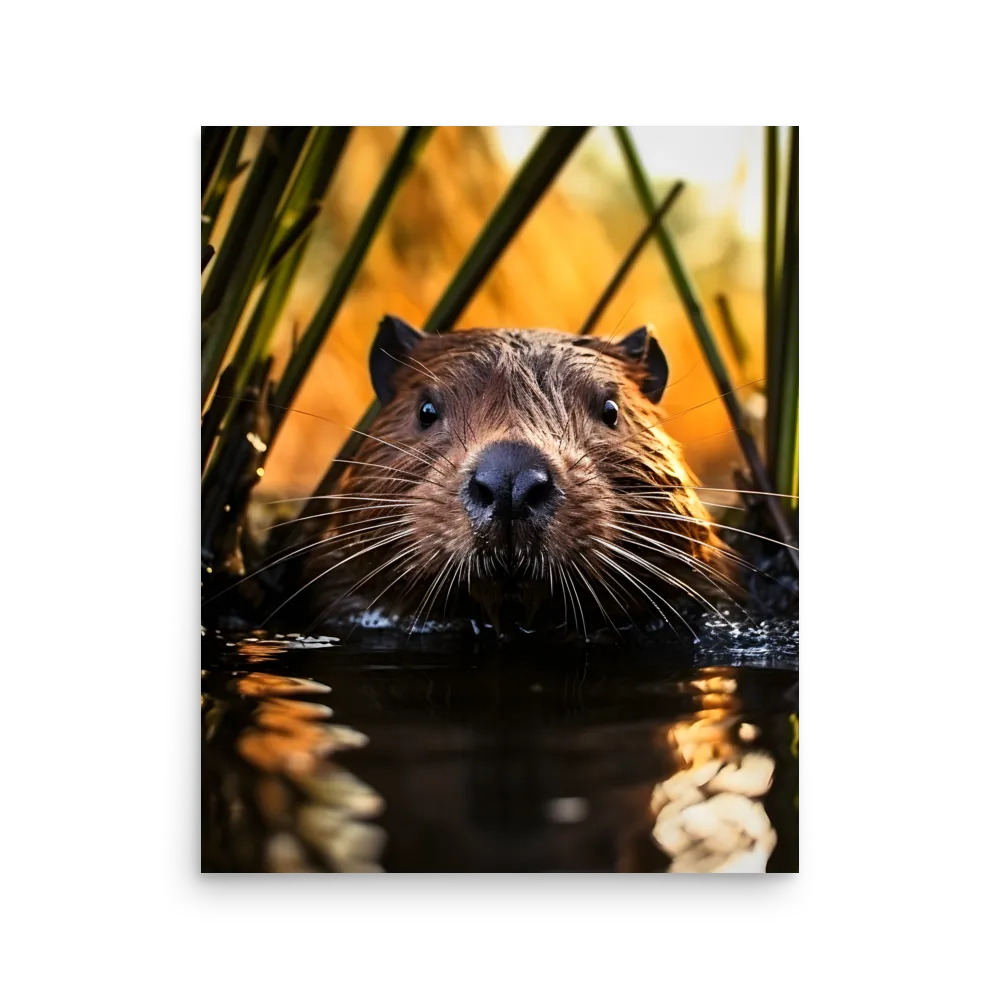 Beaver Serenity: A Natural Portrait