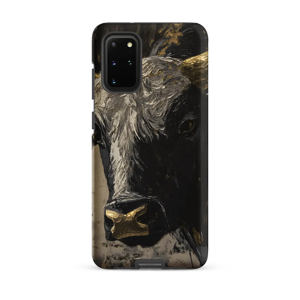 Majestic Bull: The Power in Black and Gold