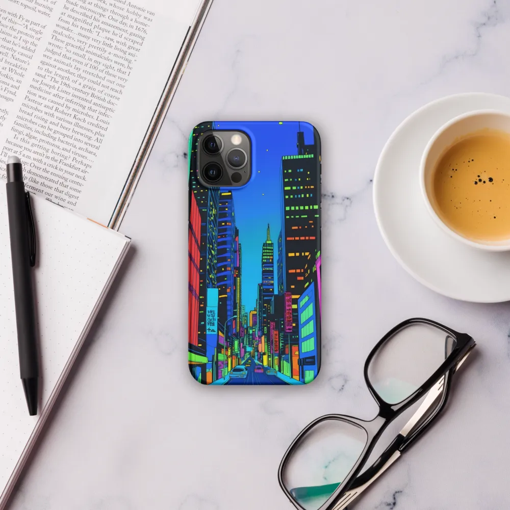Neon Dreamscape: A Futuristic City at Dusk