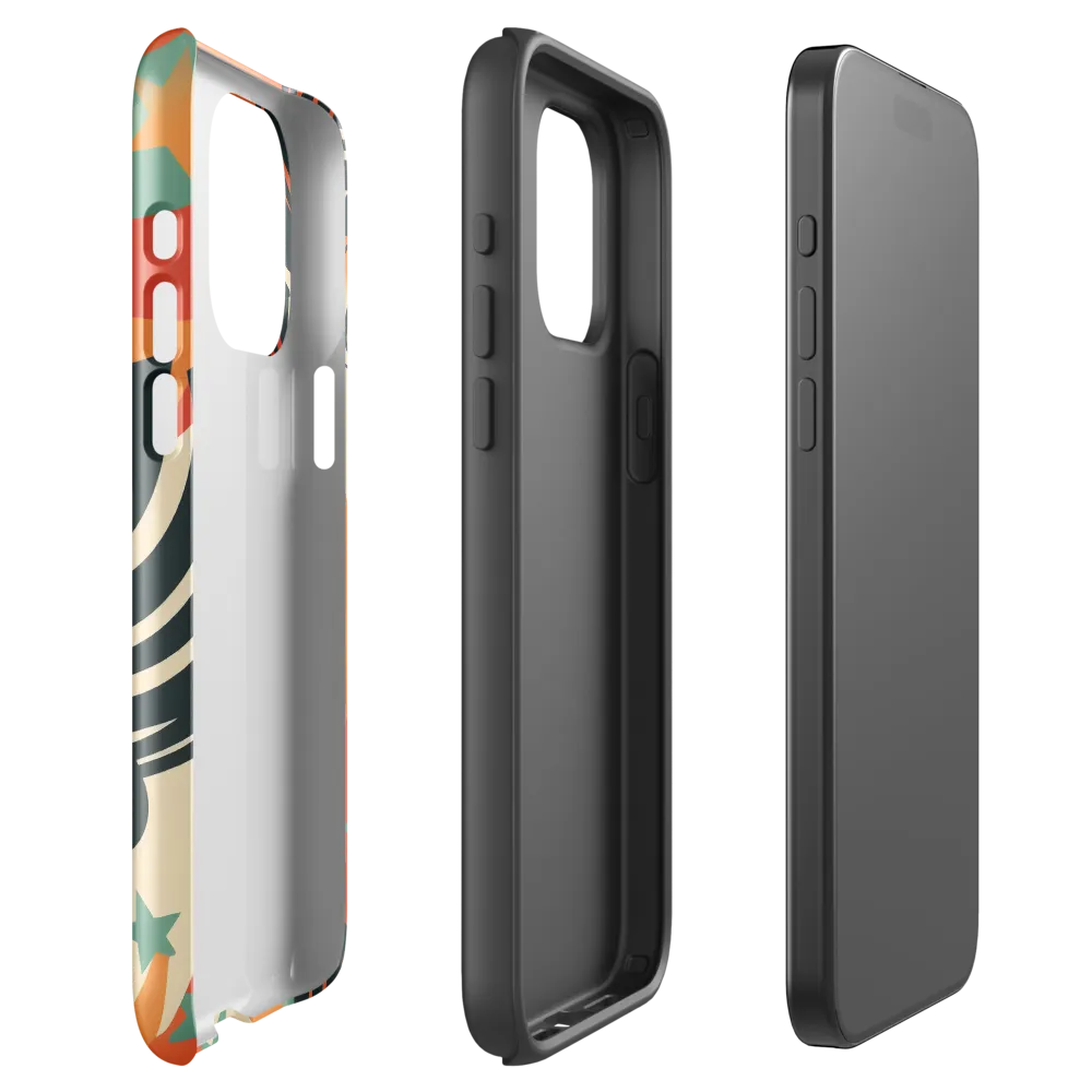 Swirls of Elegance | Phone Case |  15 Pro Max | Tough Case | Glossy