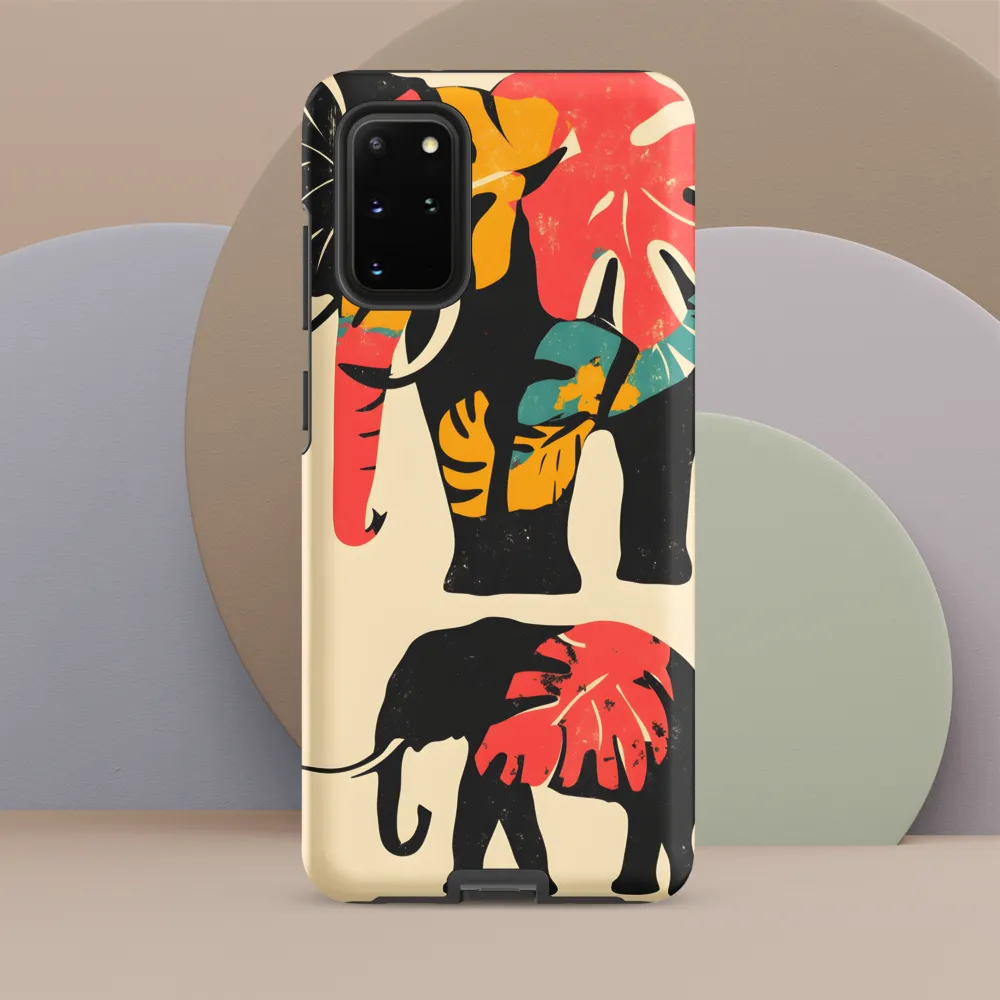 Tropical Elegance: The Elephant's Dance