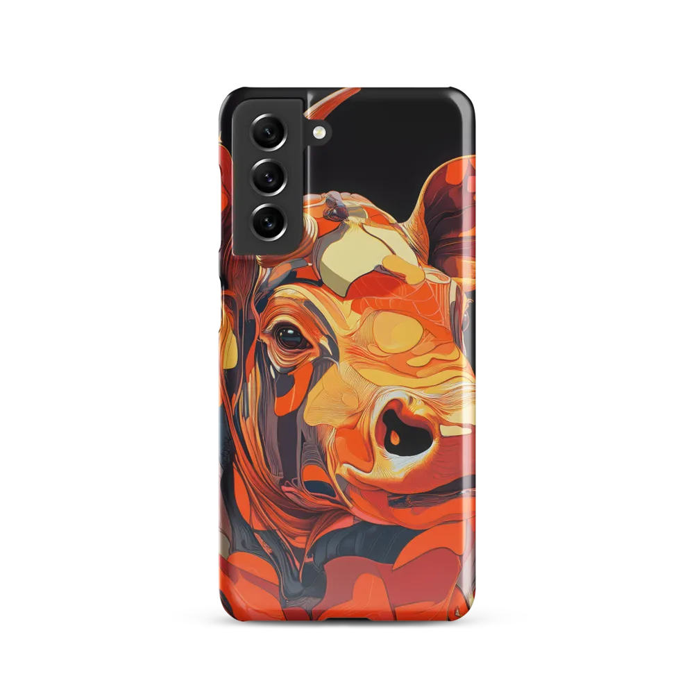 Modern Serenade: The Vibrant Cow