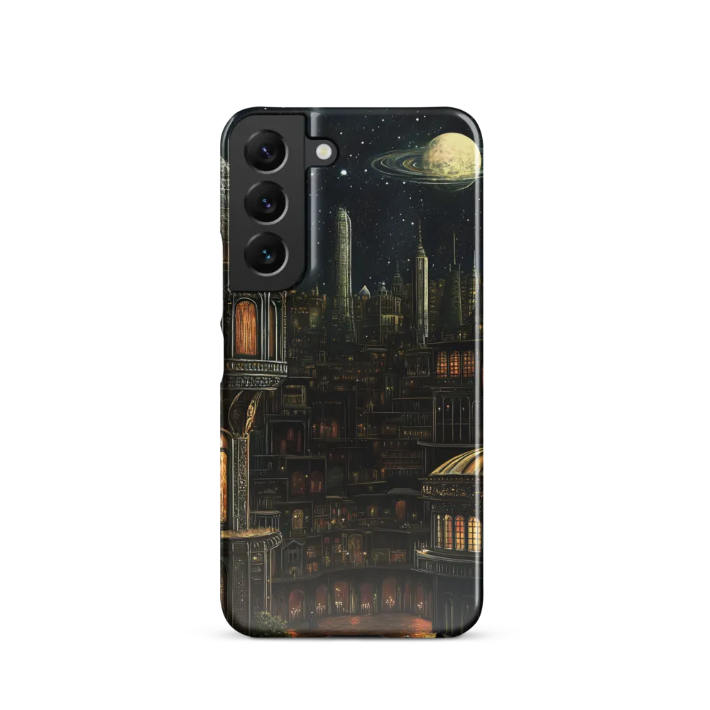 Celestial Enigma: A Surreal Cityscape