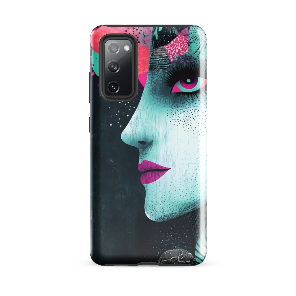 Mystical Beauty in Blue and Pink | Phone Case |  S20 FE | Tough Case | Glossy