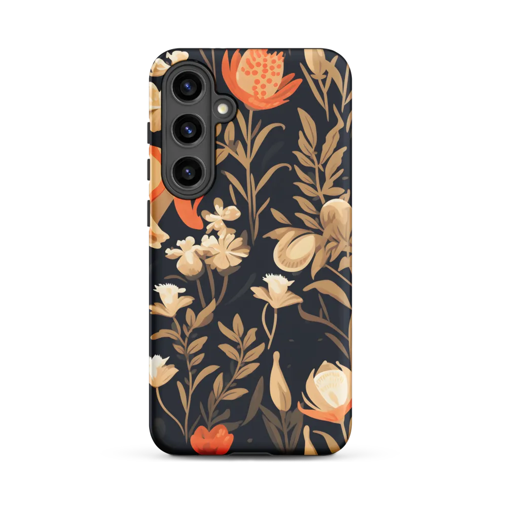 Floral Harmony: A Dance in the Dark