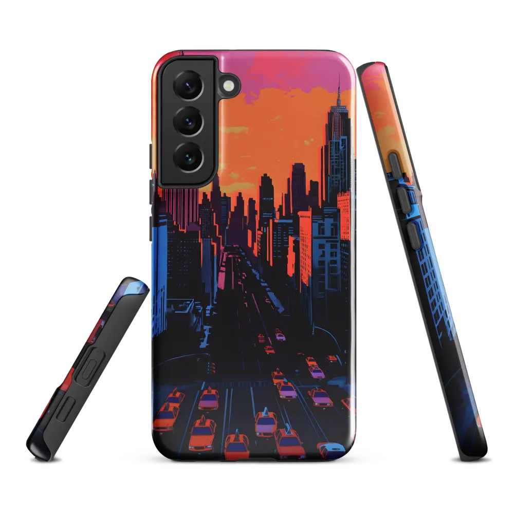 Sunset Over Skyscrapers