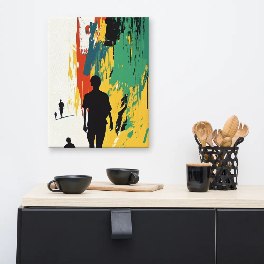 Journey of Silhouettes | Canvas | 16″×20″
