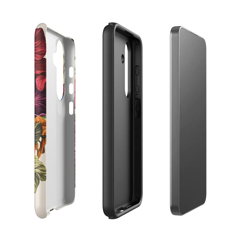 Floral Symphony in Color | Phone Case |  S24 | Tough Case | Matte