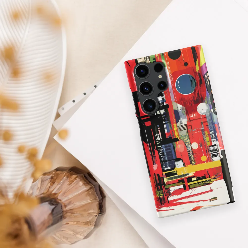 Urban Echoes: A Futuristic Reverie | Phone Case |  S23 Ultra | Snap Case | Matte