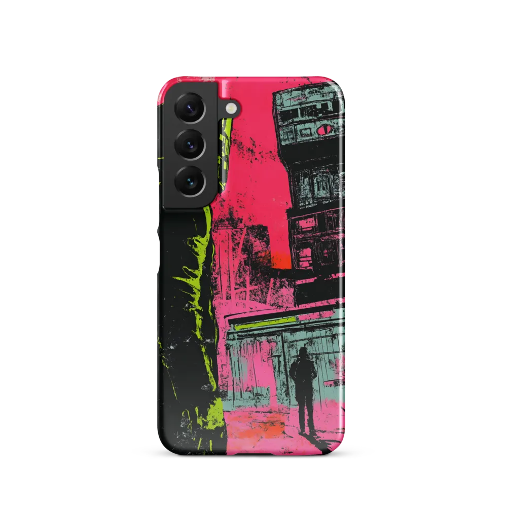 Urban Echoes of Mystery | Phone Case |  S22 | Snap Case | Glossy