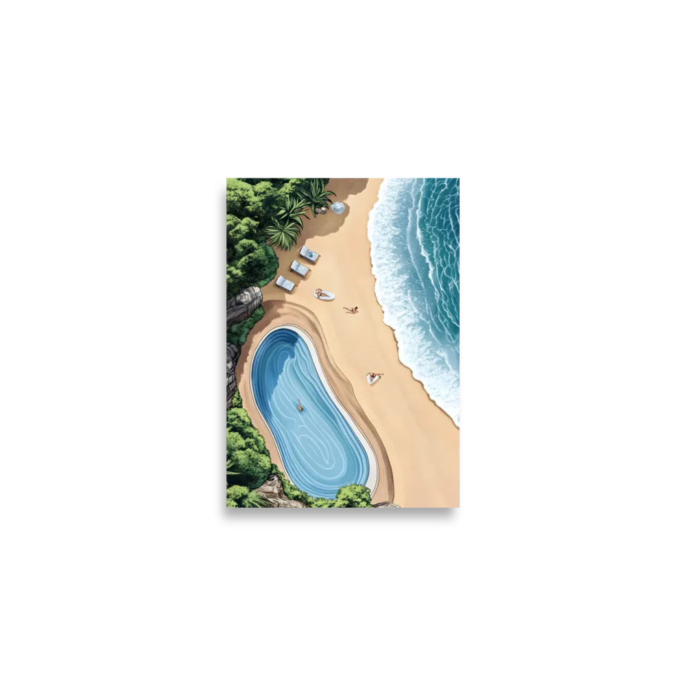 Serenity by the Shore | Poster | A2 (16.5″×23.3″)