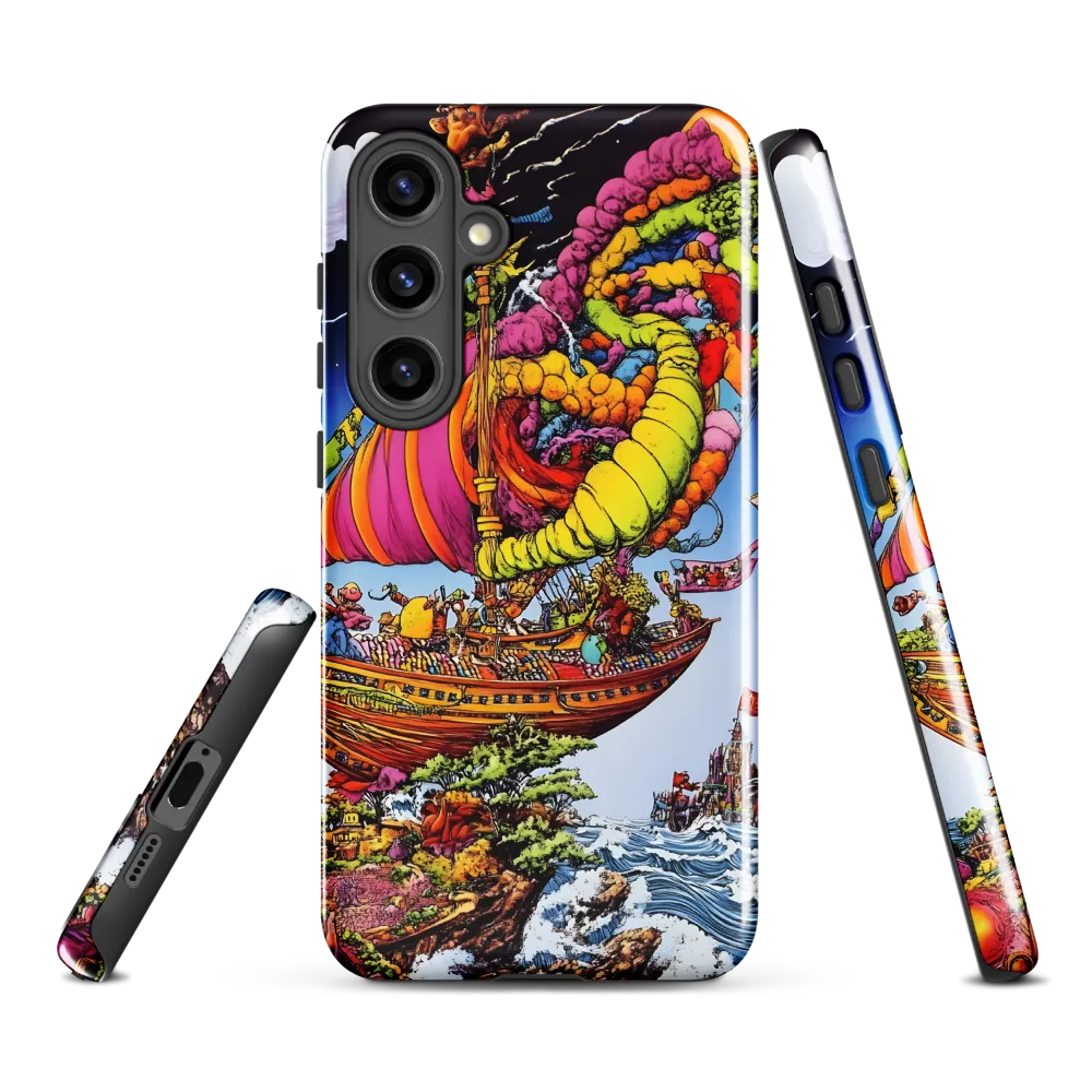 Voyage of Whimsy: A Surreal Sailor's Dream | Phone Case |  S24 Plus | Tough Case | Glossy