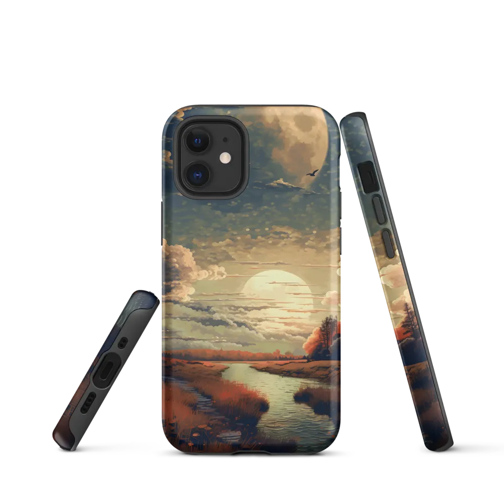 Whispers of Dusk: A Tranquil River Landscape