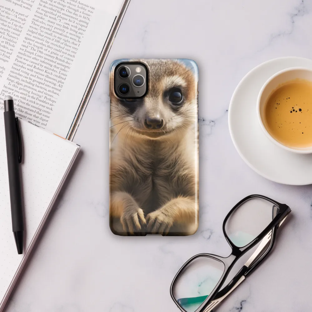 Curious Stance: The Meerkat's Gaze | Phone Case |  11 Pro Max | Snap Case | Glossy