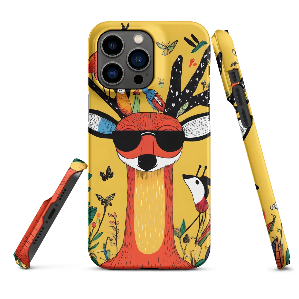 Playful Deer with Sunglasses
