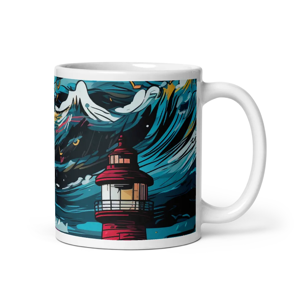 Turbulent Seas: A Lighthouse Adventure | Mugs | Multiple Sizes & Colors