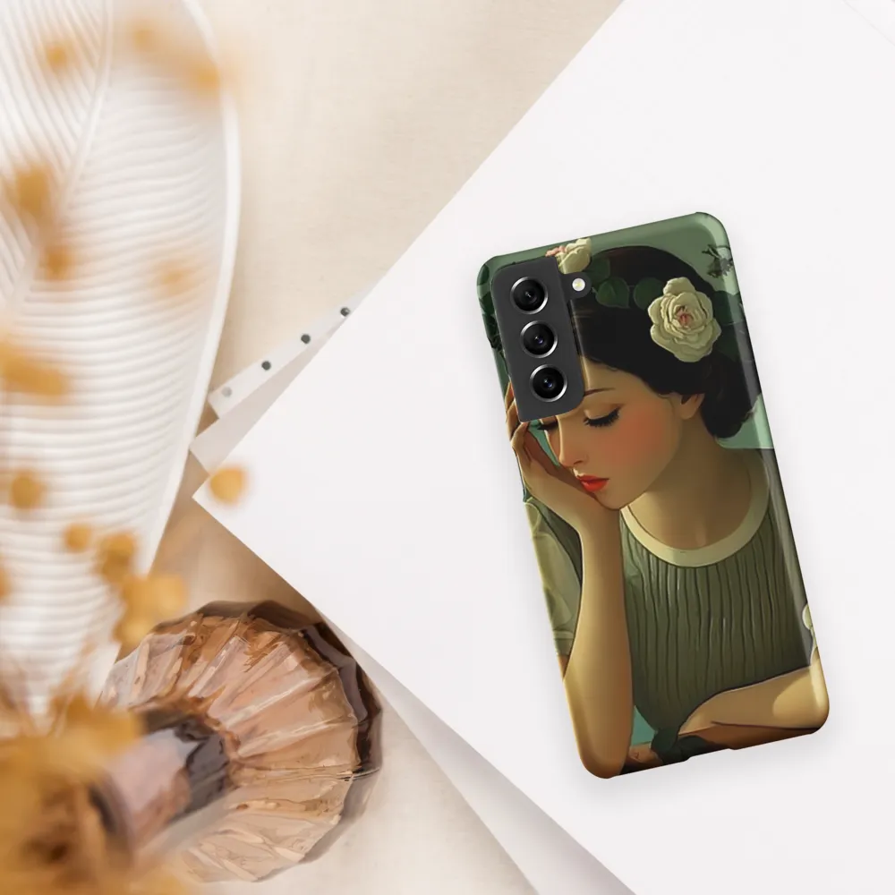Whispers of Serenity | Phone Case |  S21 | Snap Case | Matte