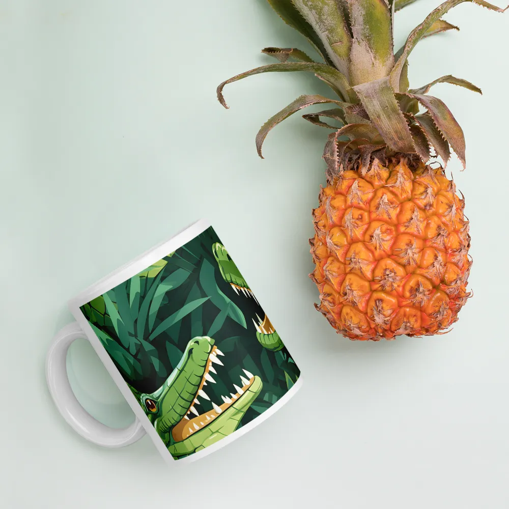 Fierce Crocodilian Medley | Mugs | Multiple Sizes & Colors