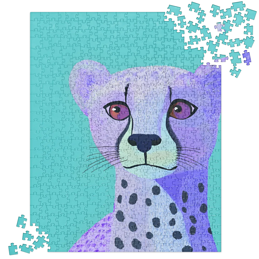 Curious Cheetah | Jigsaw Puzzle | 520 pieces