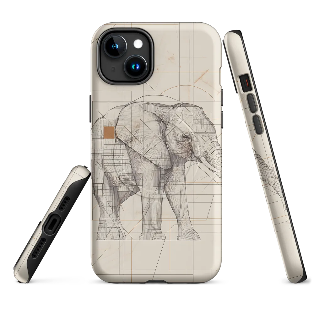 Geometric Elegance: The Steel Elephant