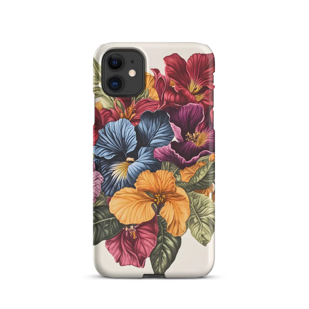 Floral Symphony in Color | Phone Case |  11 | Snap Case | Matte