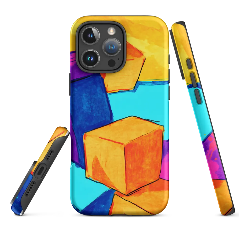 Playful Cubes in Vibrant Harmony