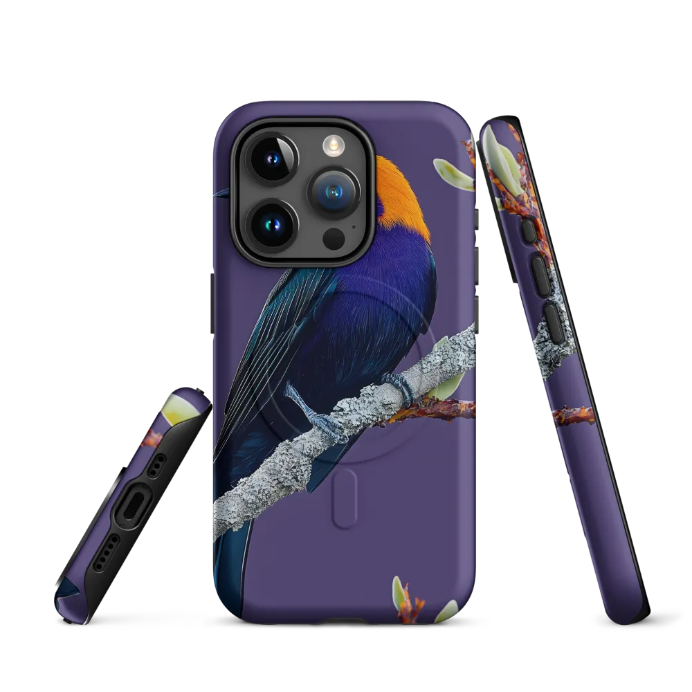 Violet Perch with Golden Crown