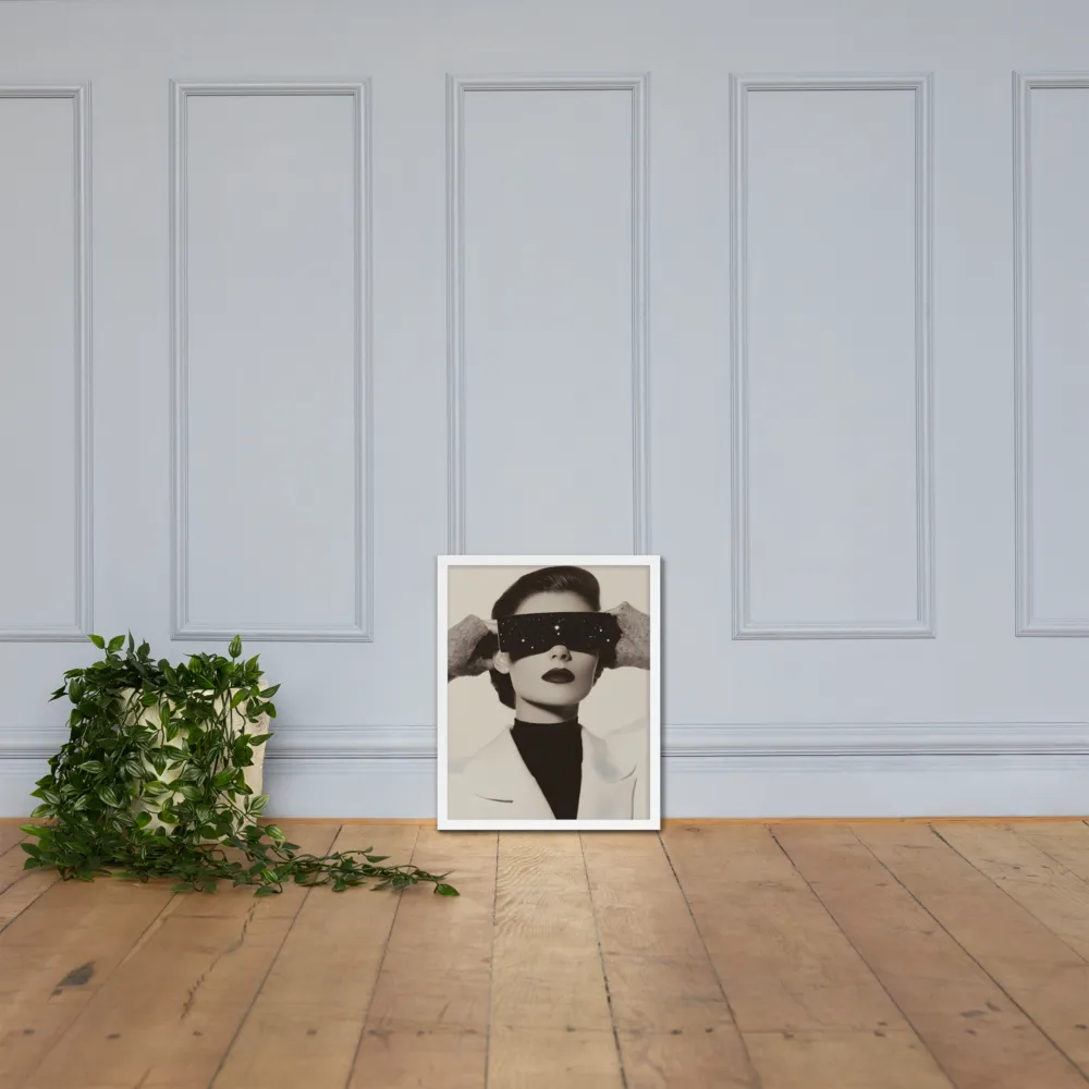 Celestial Elegance | Poster with White Frame | 16″×20″