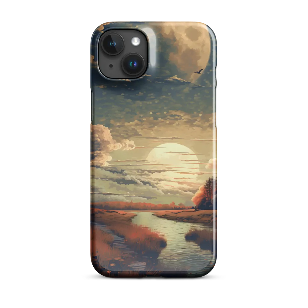 Whispers of Dusk: A Tranquil River Landscape