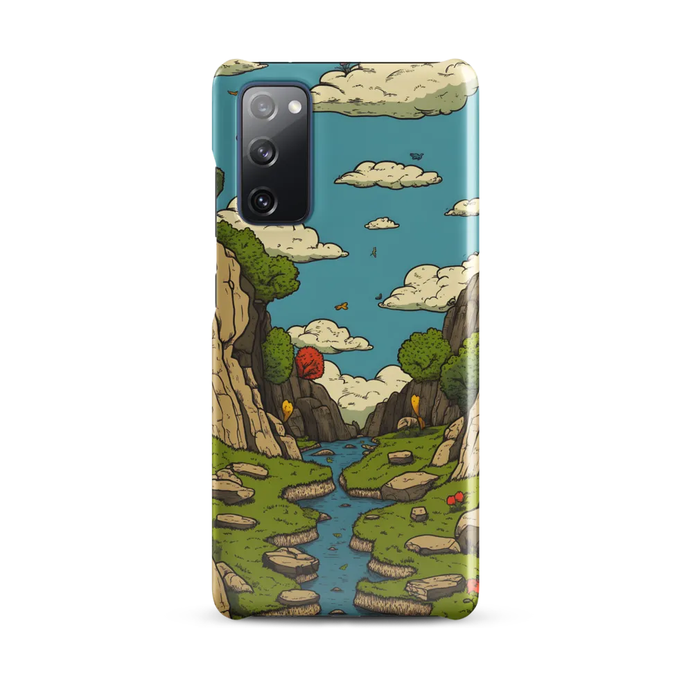 Whimsical Serenity: A Canyon Landscape
