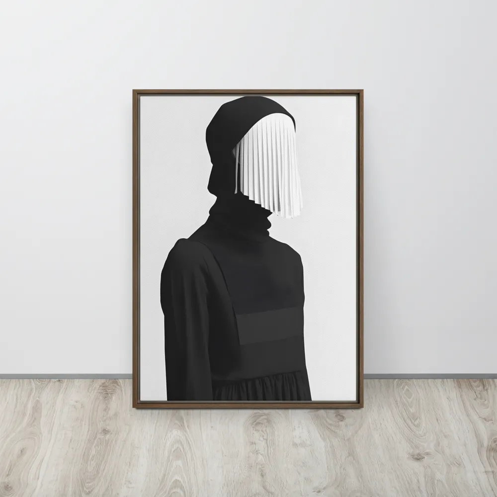 Veil of Mystery | Canvas with Brown Frame | 20″×28″