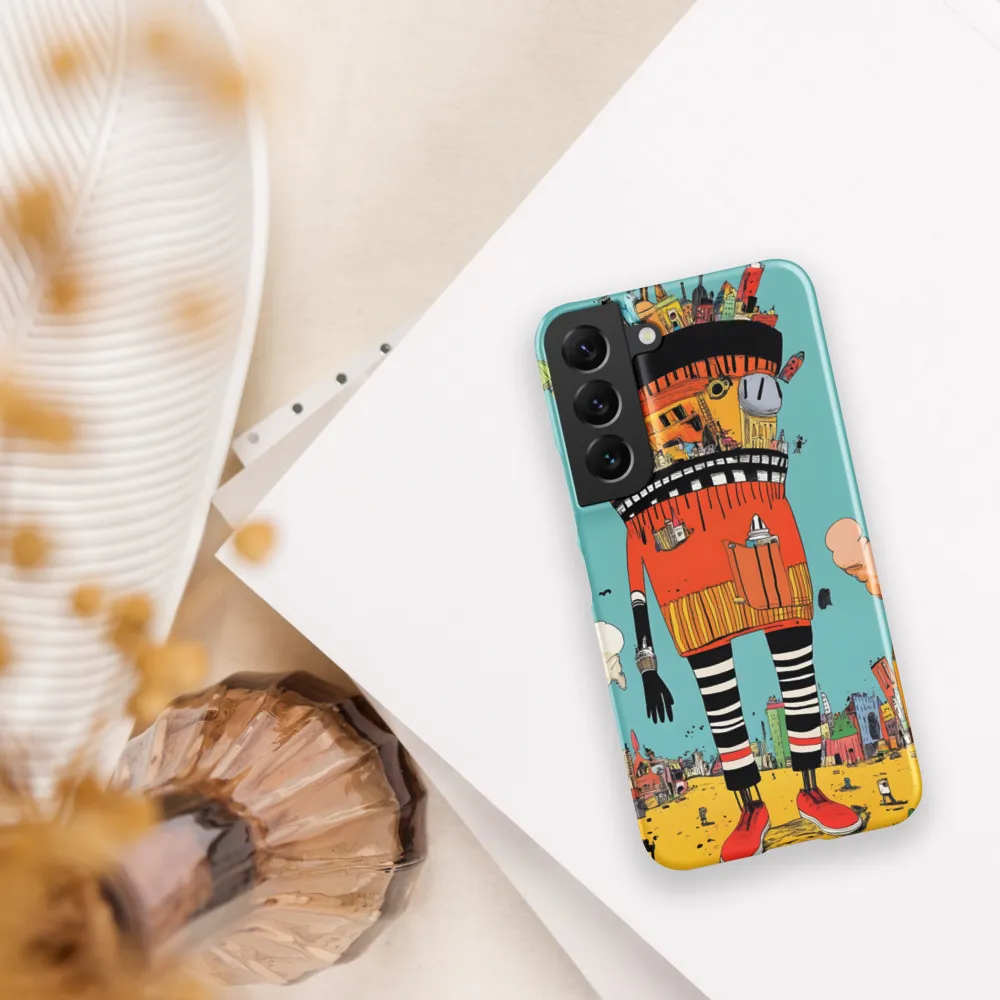 Urban Fantasia: A Whimsical Encounter | Phone Case |  S22 | Snap Case | Matte