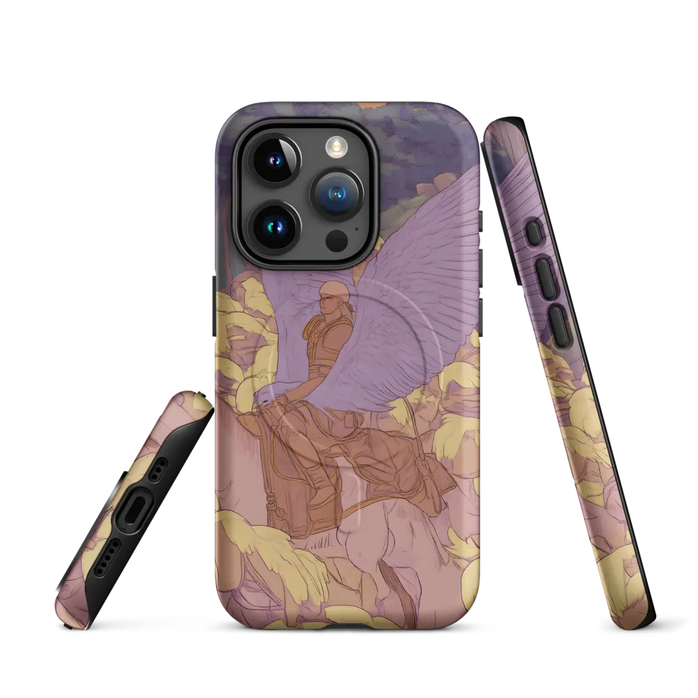 The Winged Guardian | Phone Case |  15 Pro | MagSafe® Tough Case | Matte