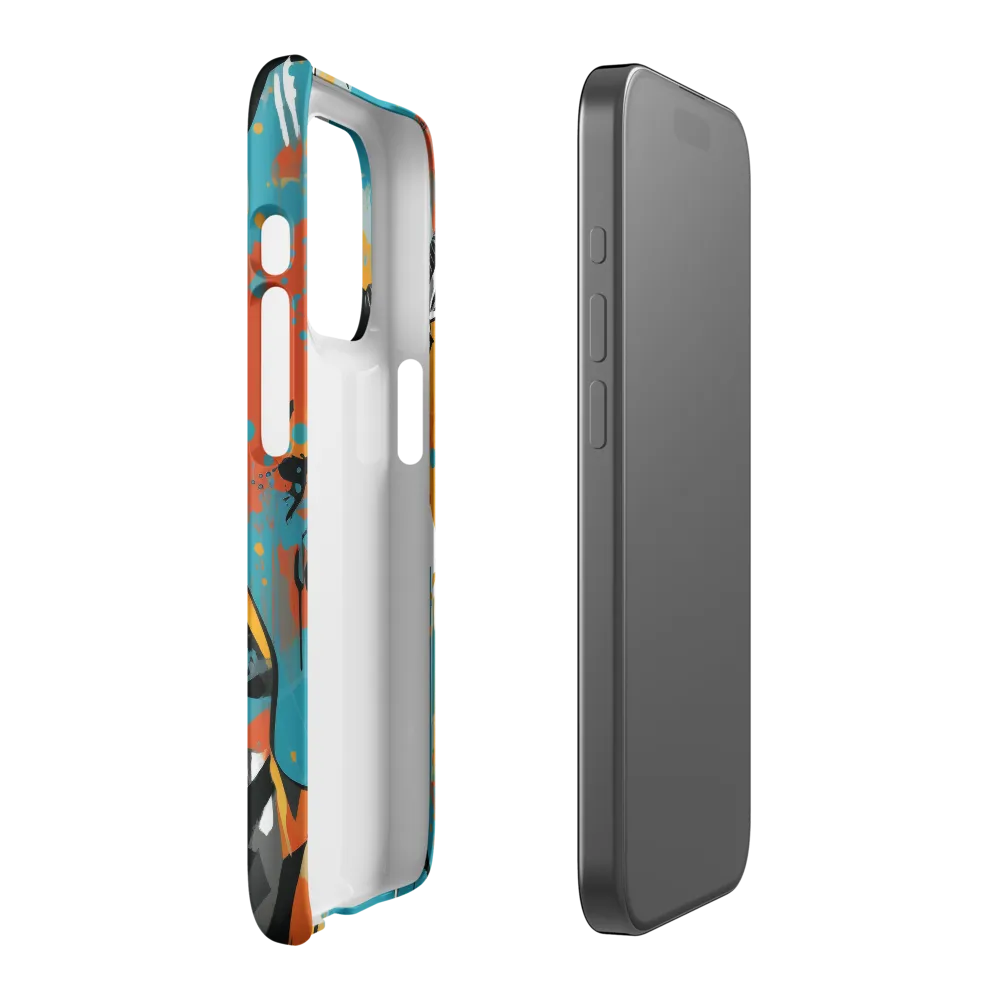 Dynamic Antelope in Vivid Abstract