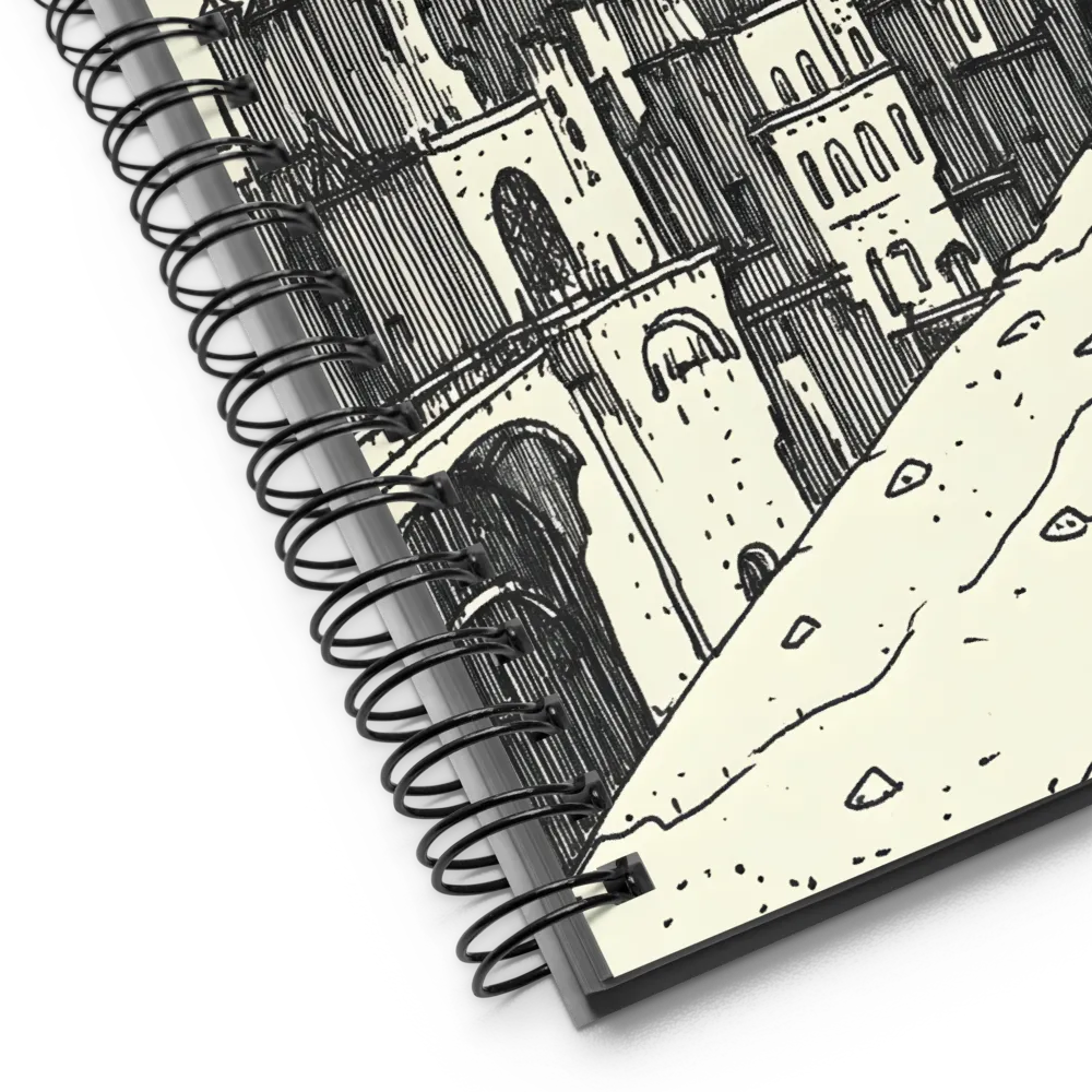 Mysteries of the Towering City | Spiral Notebook