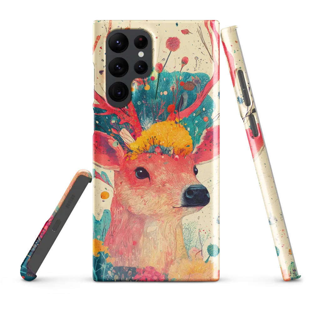 Whimsical Harmony: A Deer in Bloom