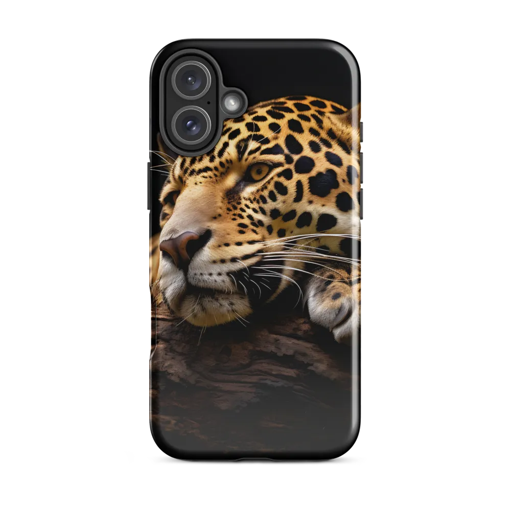 Tranquil Majesty: The Resting Leopard