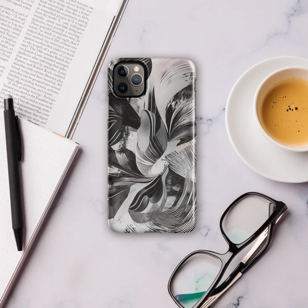 Fluid Harmony in Monochrome | Phone Case |  11 Pro Max | Snap Case | Glossy